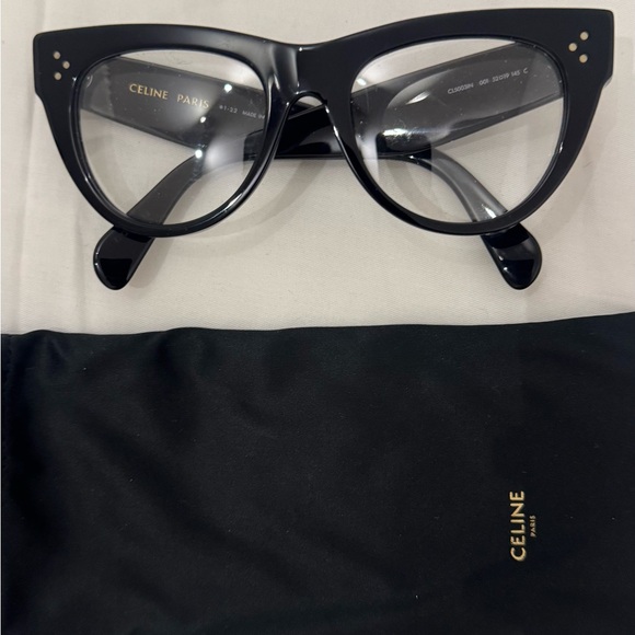 Celine Black Cat-Eye Glasses - Picture 2 of 13